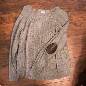 J Crew elbow patch sweater